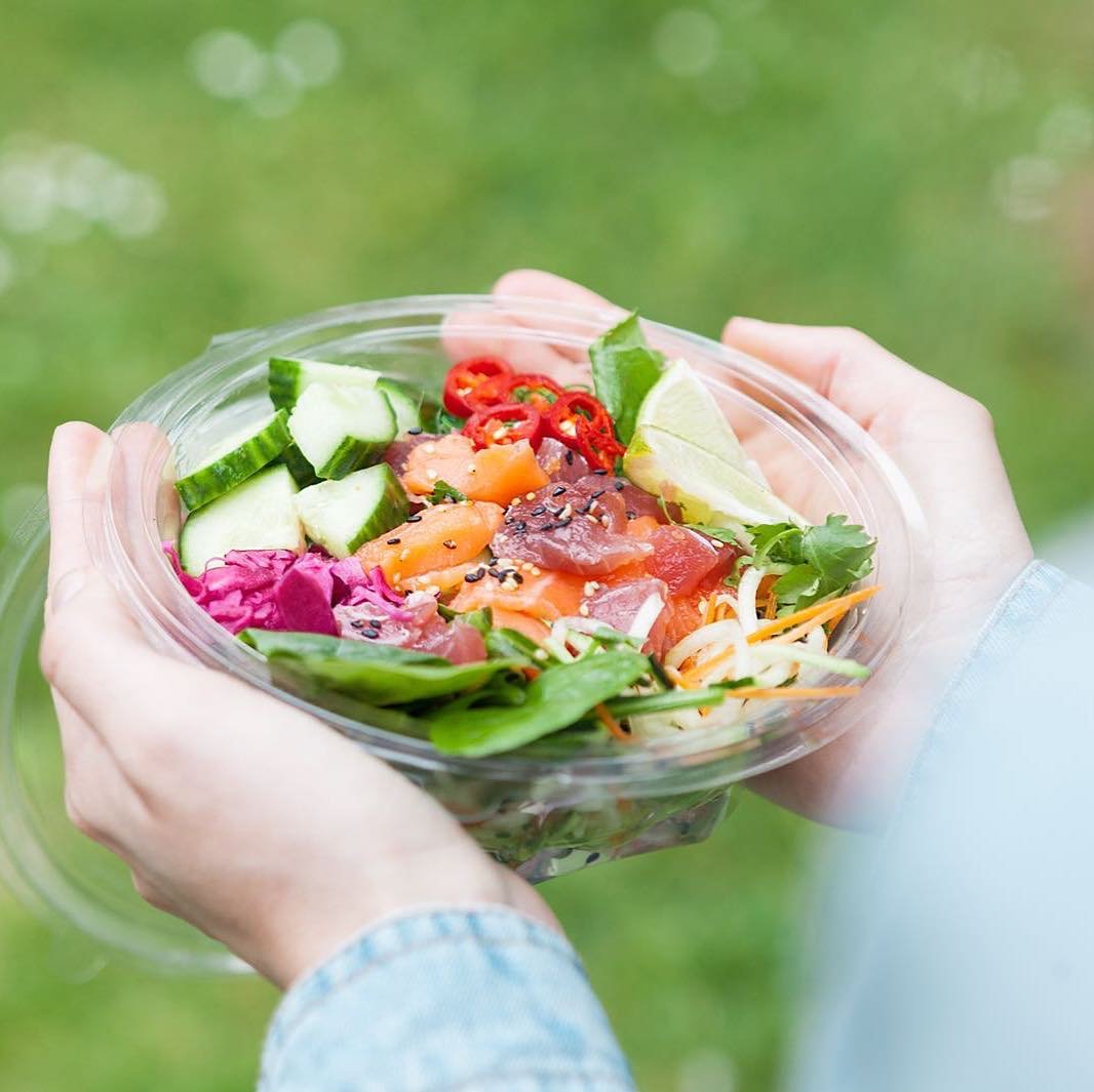 Poké bowls in London - Abokado poke bowl