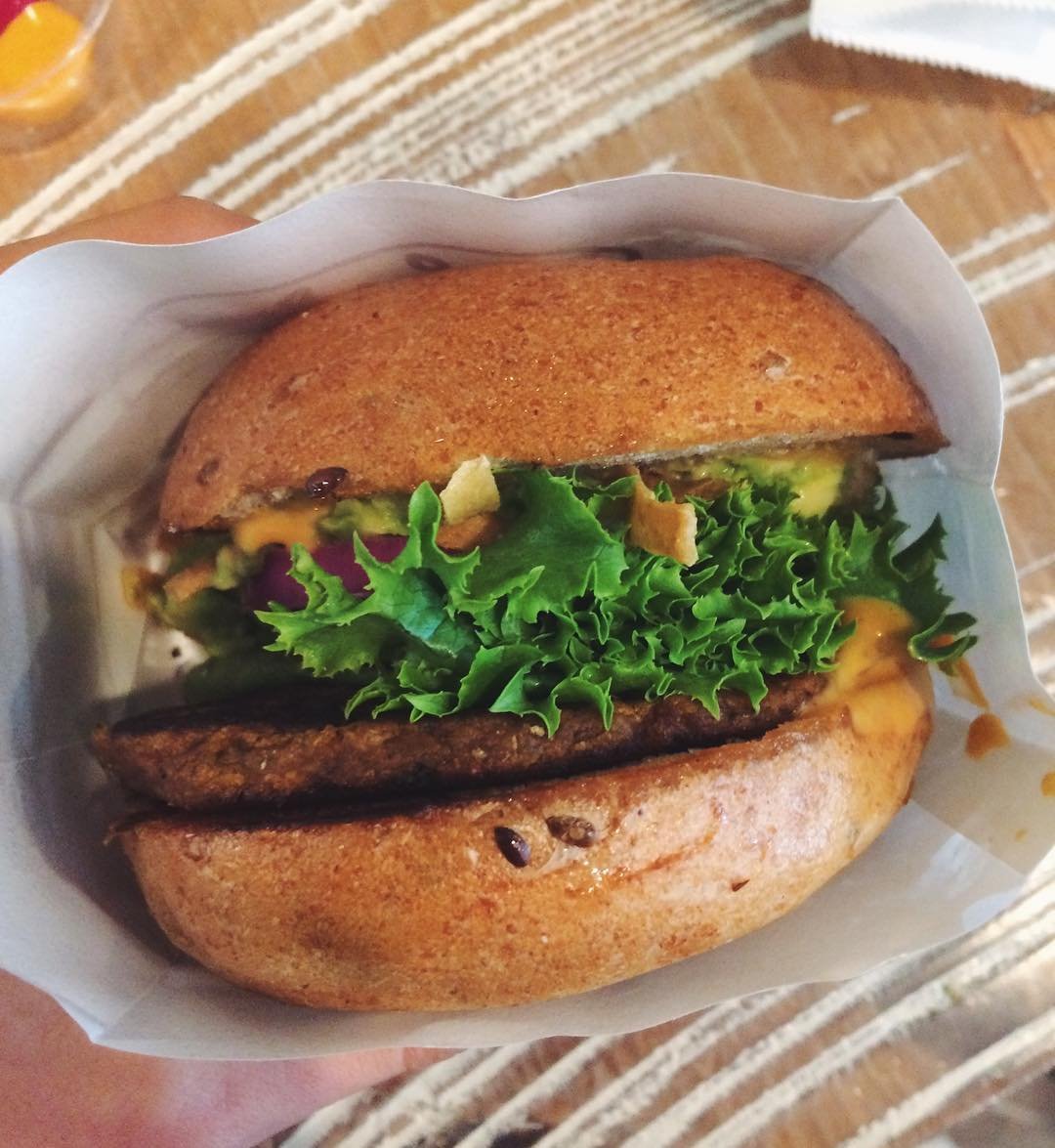 By CHLOE London vegan burger