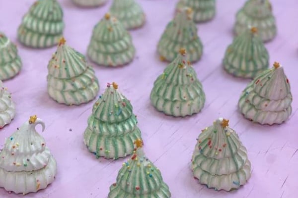 Meringue Girls christmas tree meringues