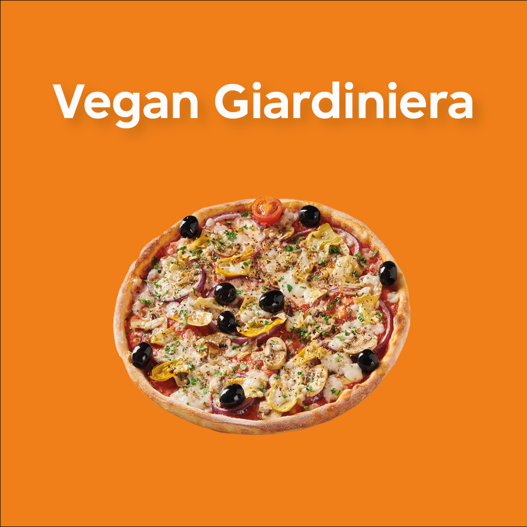 PE vegan giardiniera pizza