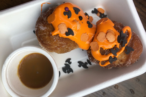 Halloween-themed doughnuts