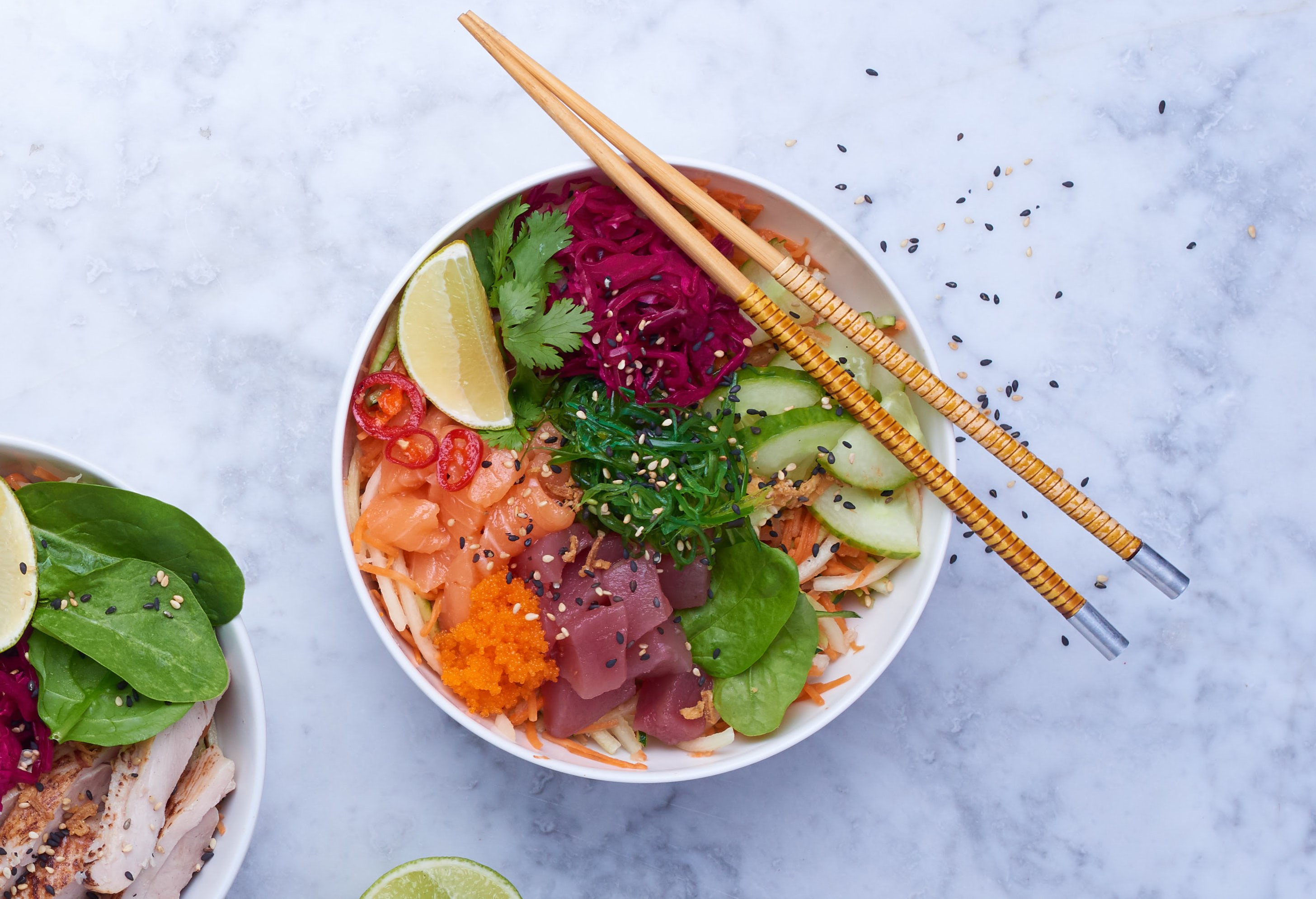  Abokado lunch menu - Tuna & Salmon Poke