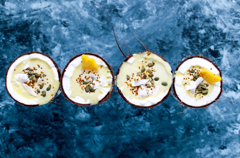 Pina Colada smoothie bowl