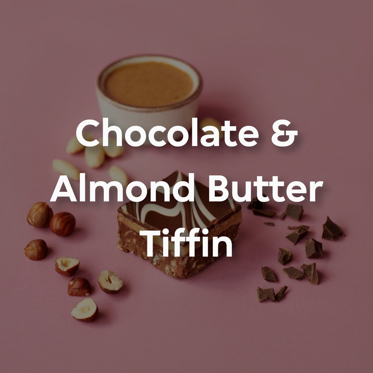 choc and almond butter tiffin