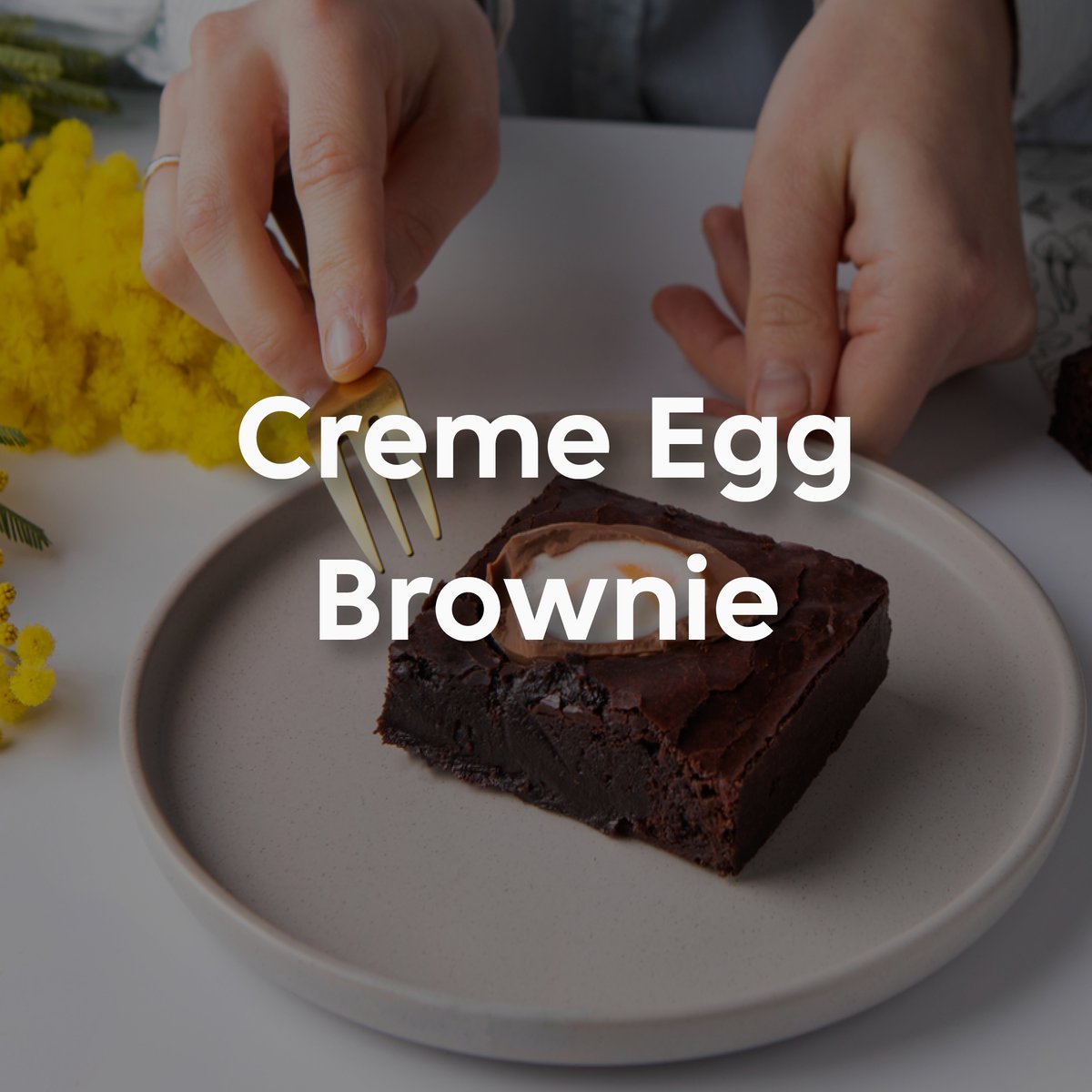 creme egg brownie easter 2024 