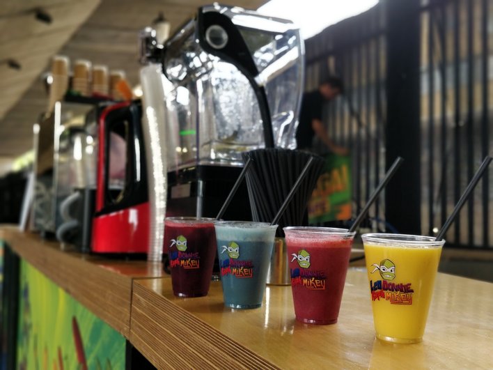 Juice guru pop up bar