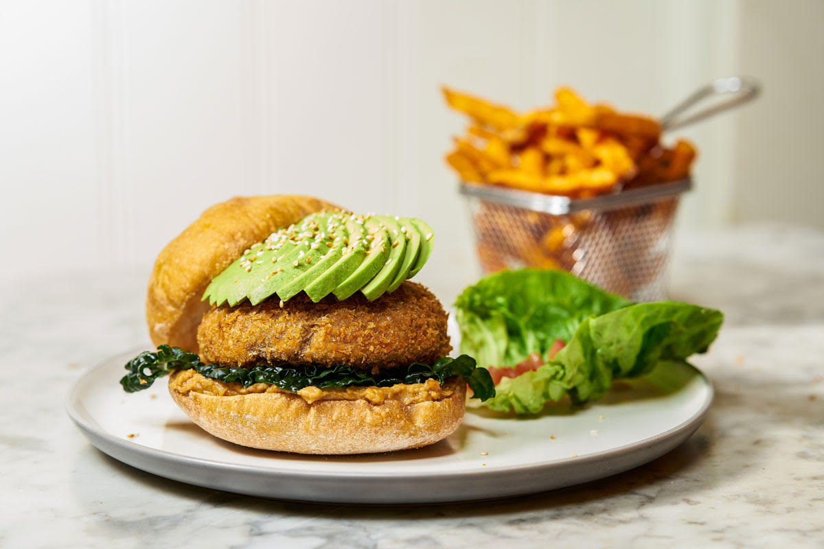 Hache London vegan burger