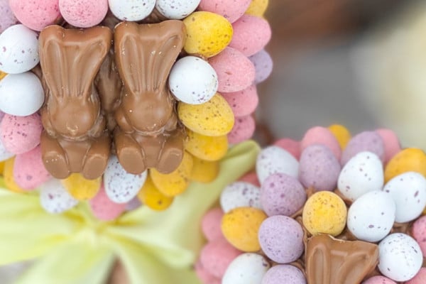 mini eggs and malteser bunnies