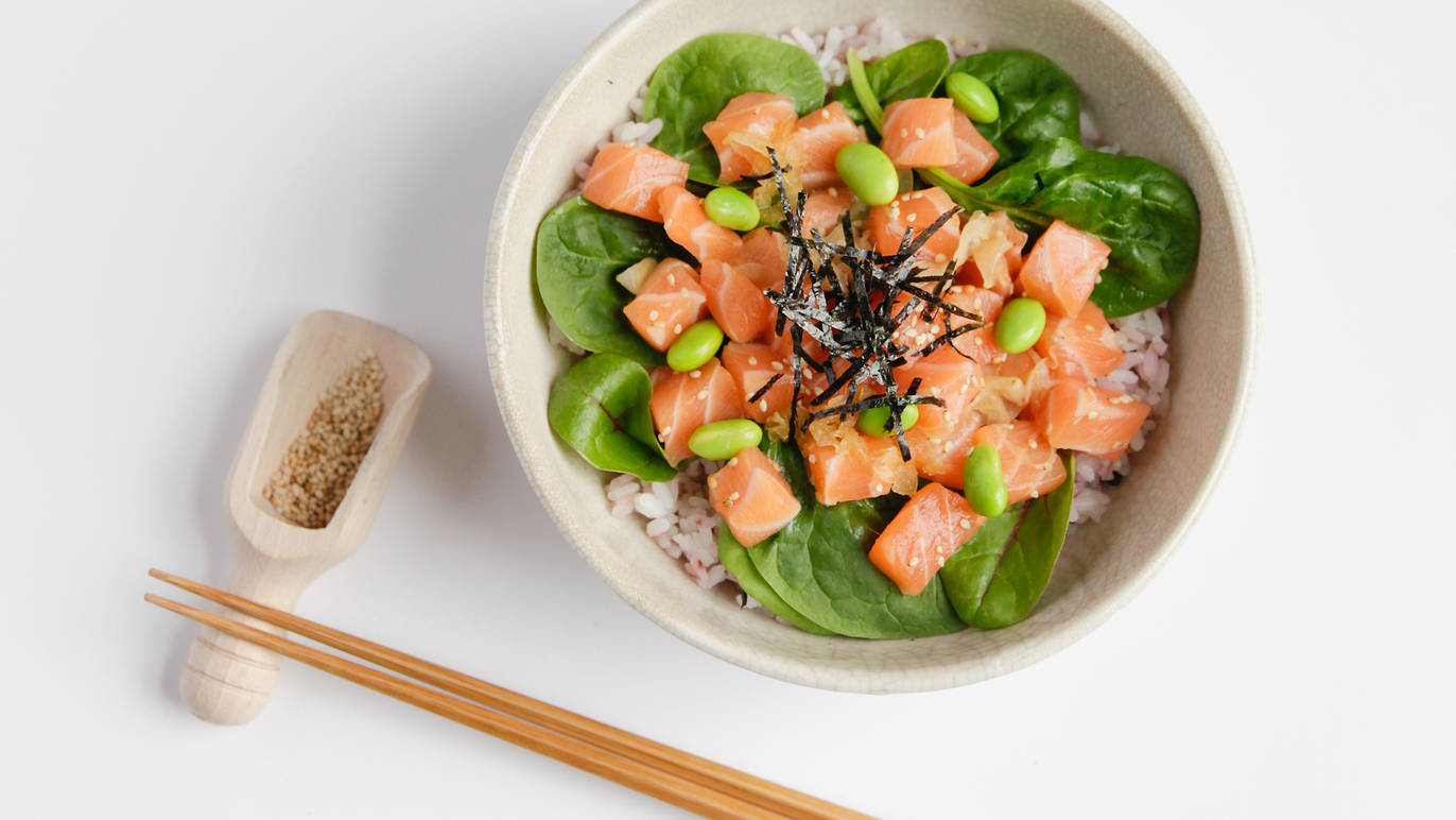 Poké bowls in London - Tombo